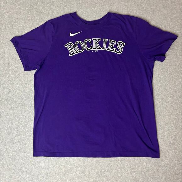 Nike Other - Nike Rockies Purple Graphic T-Shirt – Size Large